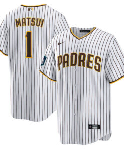 Yuki Matsui 1 San Diego Padres 2024 MLB World Tour Seoul Series Home Jersey - White