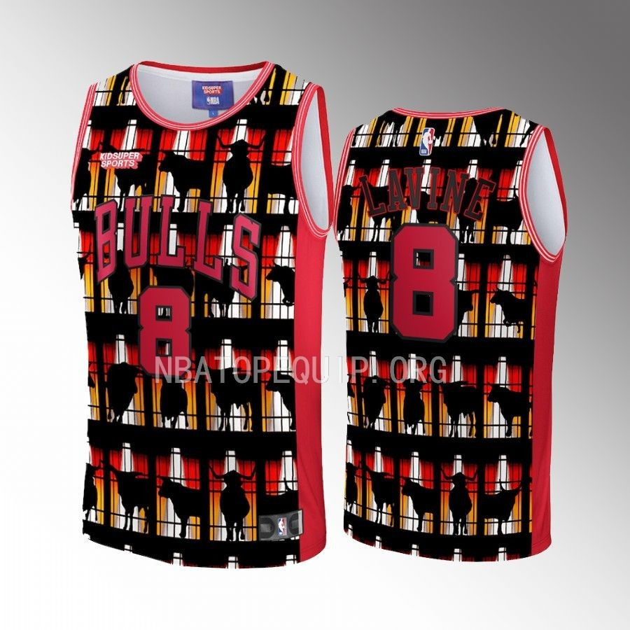 Zach LaVine 8 Chicago Bulls NBA & KidSuper Studios Unisex Hometown Jersey - JS853