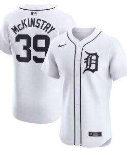 Zach McKinstry 39 Detroit Tigers Home Elite Player Men Jersey - White
