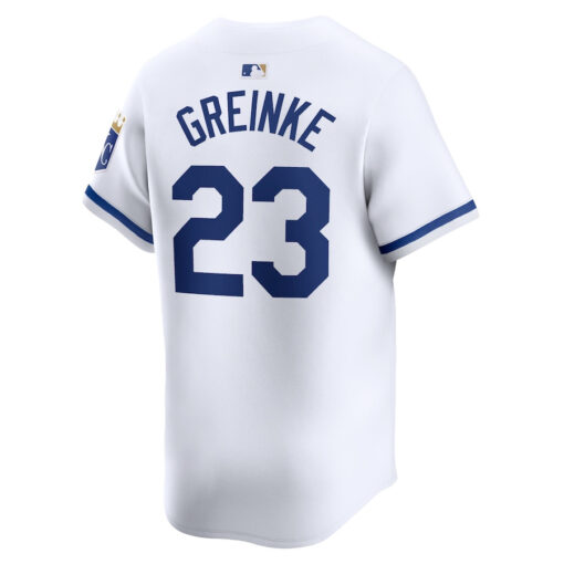 Zack Greinke 23 Kansas City Royals Home Limited Player Men Jersey - White - Image 3