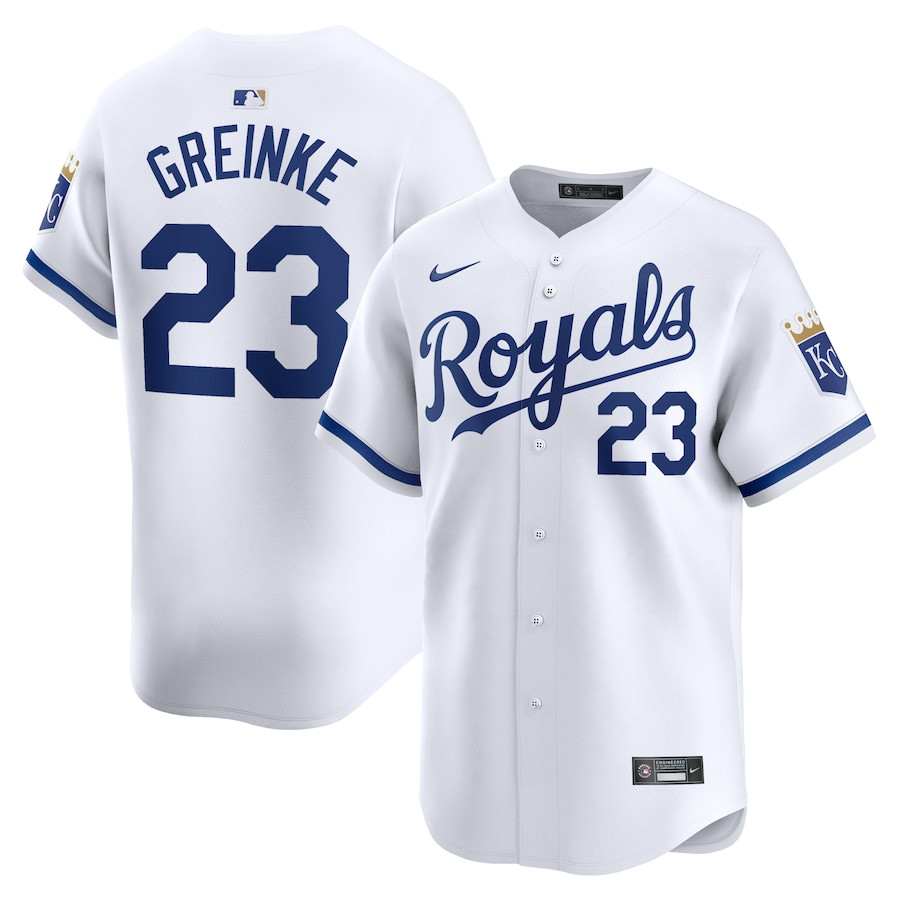 Zack Greinke 23 Kansas City Royals Home Limited Player Men Jersey - White