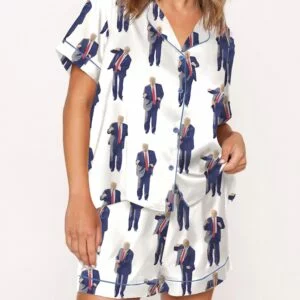 Viva America Satin Pajama Set