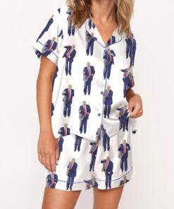 Viva America Satin Pajama Set