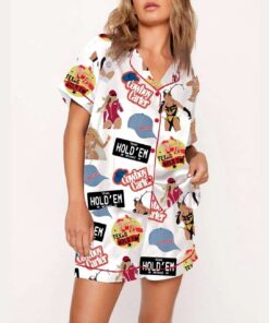 Beyonce Texas Hold’em Cowboy Carter Satin Pajama Set