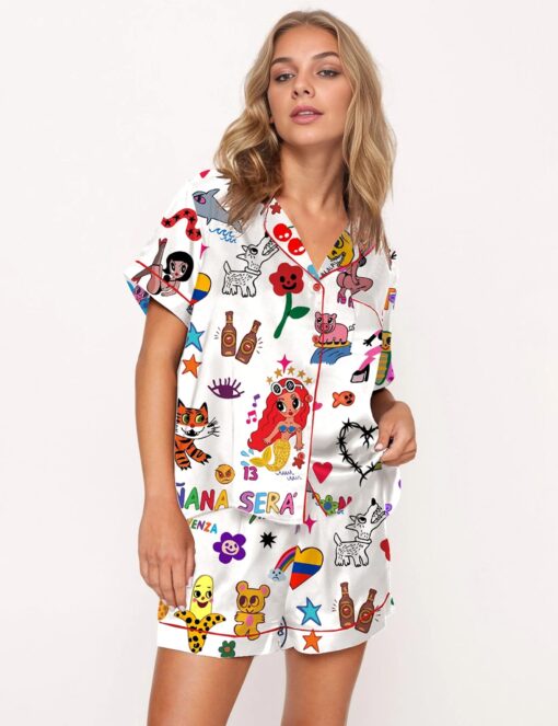 Manana Sera Bonito Satin Pajama Set For Women
