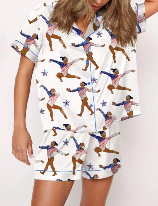 Gymnastics Champion Satin Pajama Set - Image 6
