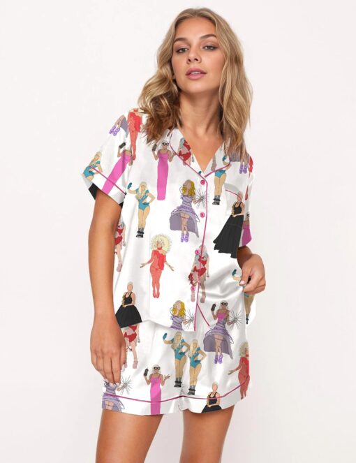 Lady's Sho Satin Pajama Set For Women - Image 5