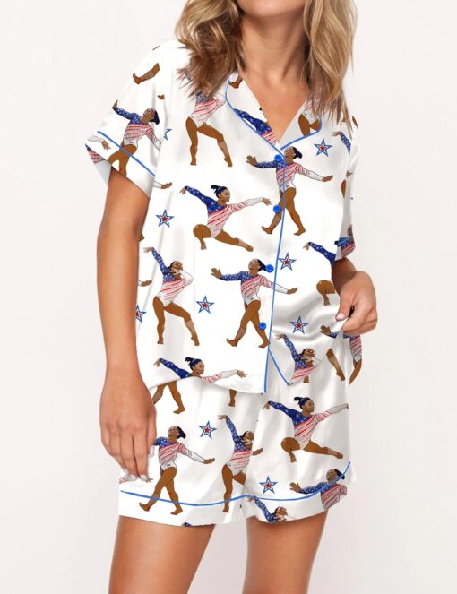Gymnastics Champion Satin Pajama Set - Image 5