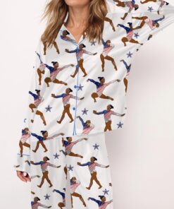 Gymnastics Champion Satin Pajama Set