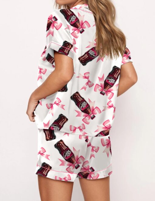 Coquette Pepper Drink Satin Pajama Set For Women - Image 2