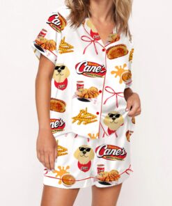 Raising Chicken Silky Satin Pajama Set For Women