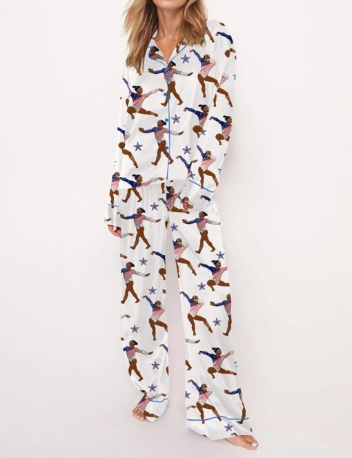Gymnastics Champion Satin Pajama Set - Image 3