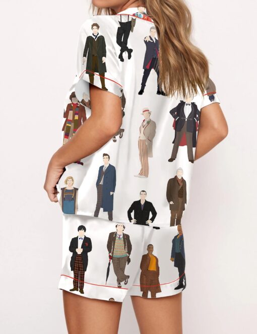 Dr Who Silky Satin Pajama Set For Women - Image 2