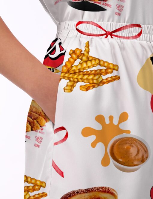 Raising Chicken Silky Satin Pajama Set For Women - Image 4