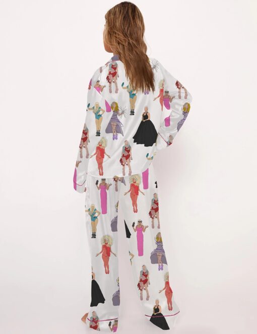 Lady's Sho Satin Pajama Set For Women - Image 3