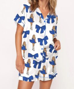 Am I Okay Silky Satin Pajama Set For Women