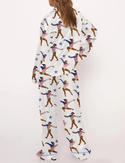 Gymnastics Champion Satin Pajama Set - Image 2