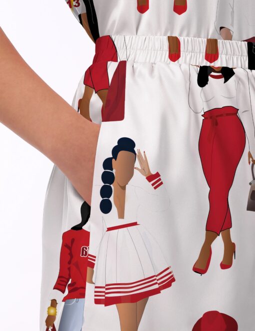 DST Sisterhood Satin Pajama Set For Women - Image 4