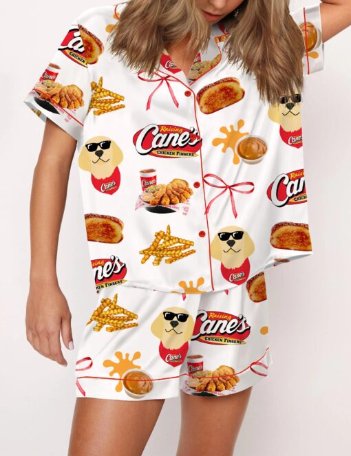 Raising Chicken Silky Satin Pajama Set For Women - Image 2