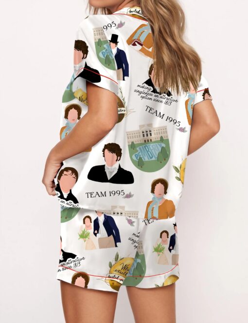 1995 Pride And Prejudice Silky Satin Pajama Set For Women - Image 5