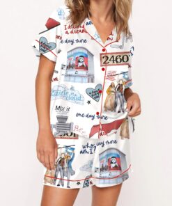Les Miserables The Musical Silky Satin Pajama Set For Women