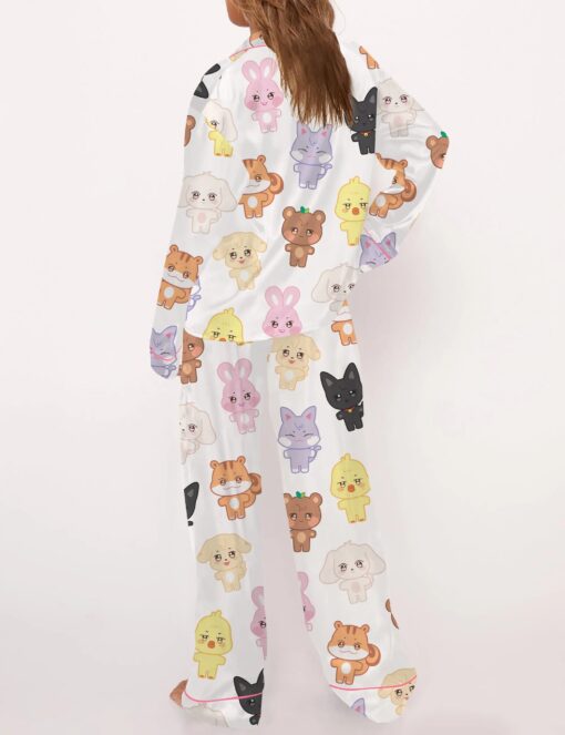 Ateez Tour Silky Satin Pajama Set For Women - Image 3