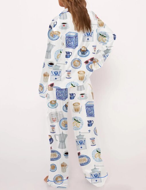 Plushies Bakery Silky Satin Pajama Set For Women - Image 2