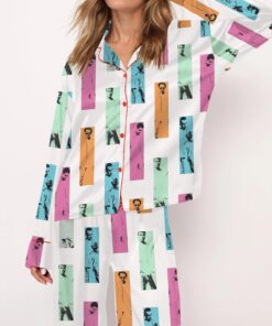 Backstreet Boy Silky Satin Pajama Set For Women