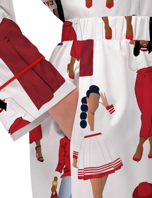 DST Sisterhood Satin Pajama Set For Women - Image 7