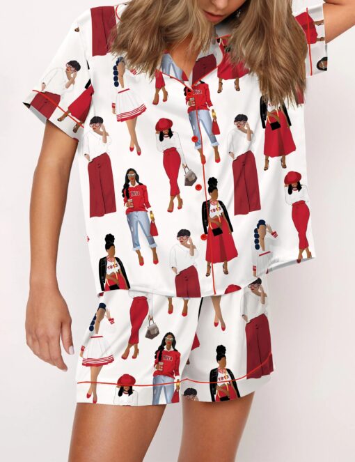 DST Sisterhood Satin Pajama Set For Women - Image 3