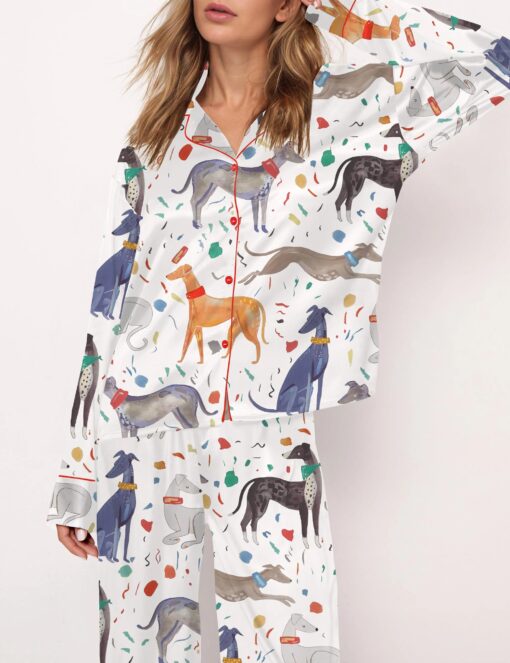 Sighthound Silky Satin Pajama Set For Women