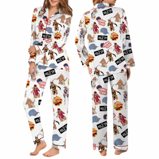 Beyonce Texas Hold’em Cowboy Carter Satin Pajama Set - Image 6