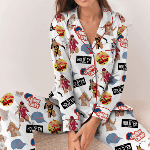 Beyonce Texas Hold’em Cowboy Carter Satin Pajama Set - Image 5