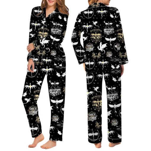 Basgiath War College Satin Pajamas Set - Image 5