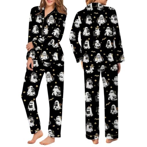 Silky Halloween Satin Pajama Set For Women - Image 6