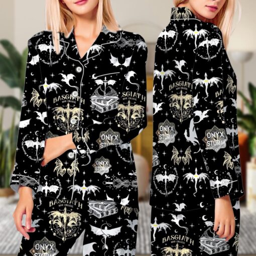 Basgiath War College Satin Pajamas Set - Image 6