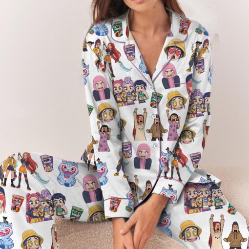 Demon Huntrix Satin Pajamas Set - Image 6