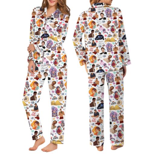 Mamma Mia Satin Pajama Set For Women - Image 4