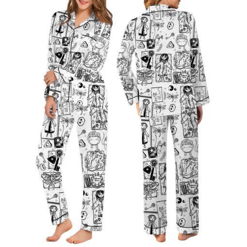 Coquette Coraline Satin Pajama Set For Women - Image 6
