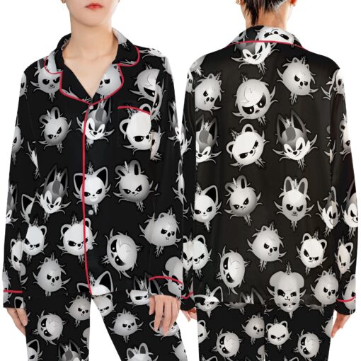 Stray Kid Satin Pajama Set For Women - Image 5