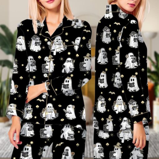 Silky Halloween Satin Pajama Set For Women - Image 7