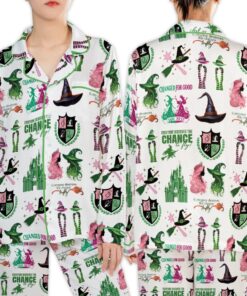 Wicked Musical Movie Satin Pajama Set For Women