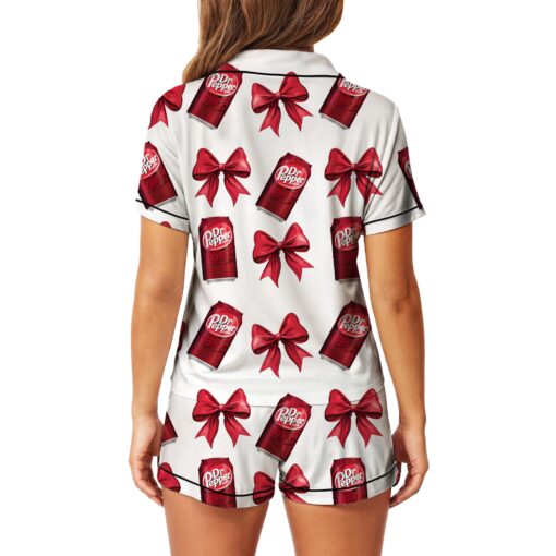 Coquette Pepper Drink Satin Pajama Set For Women - Image 3