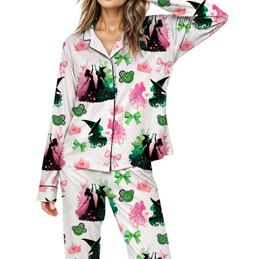 Wicked Musical Movie Satin Pajama Set For Women - Image 3