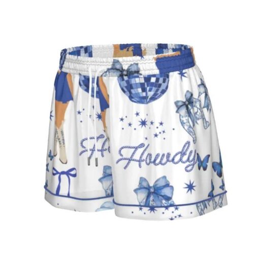 Howdy Cowgirl Coquette Bow Satin Pajama Set for Women - Image 5