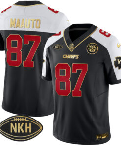 #87 Travis Kelce Maauto Kansas City Chiefs Vapor Jersey - All Stitched