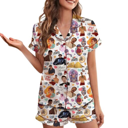 Mamma Mia Satin Pajama Set For Women - Image 2