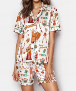 Life of a Showgirl TS12 Silk Pajamas, Showgirl Era, TLOAS, Little Swifty gift