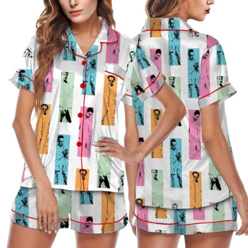 Backstreet Boy Silky Satin Pajama Set For Women