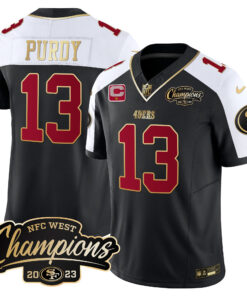 All Players San Francisco 49ers 2023 NFC West Champions Patch Vapor Jersey - Men